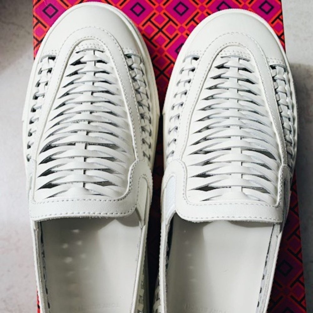 Tory Burch Huarache 2 Slip On Sneaker in White